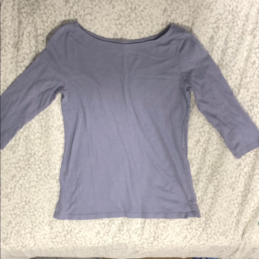 Loft 3/4 sleeve shirt (periwinkle)